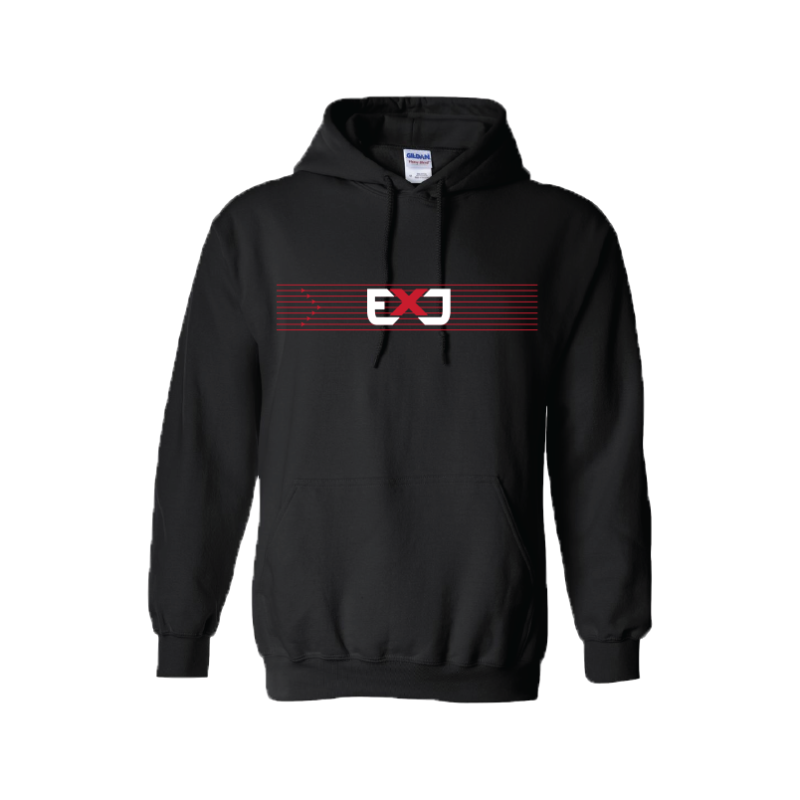 EJ Tackett Line Strike Hoodie – Black